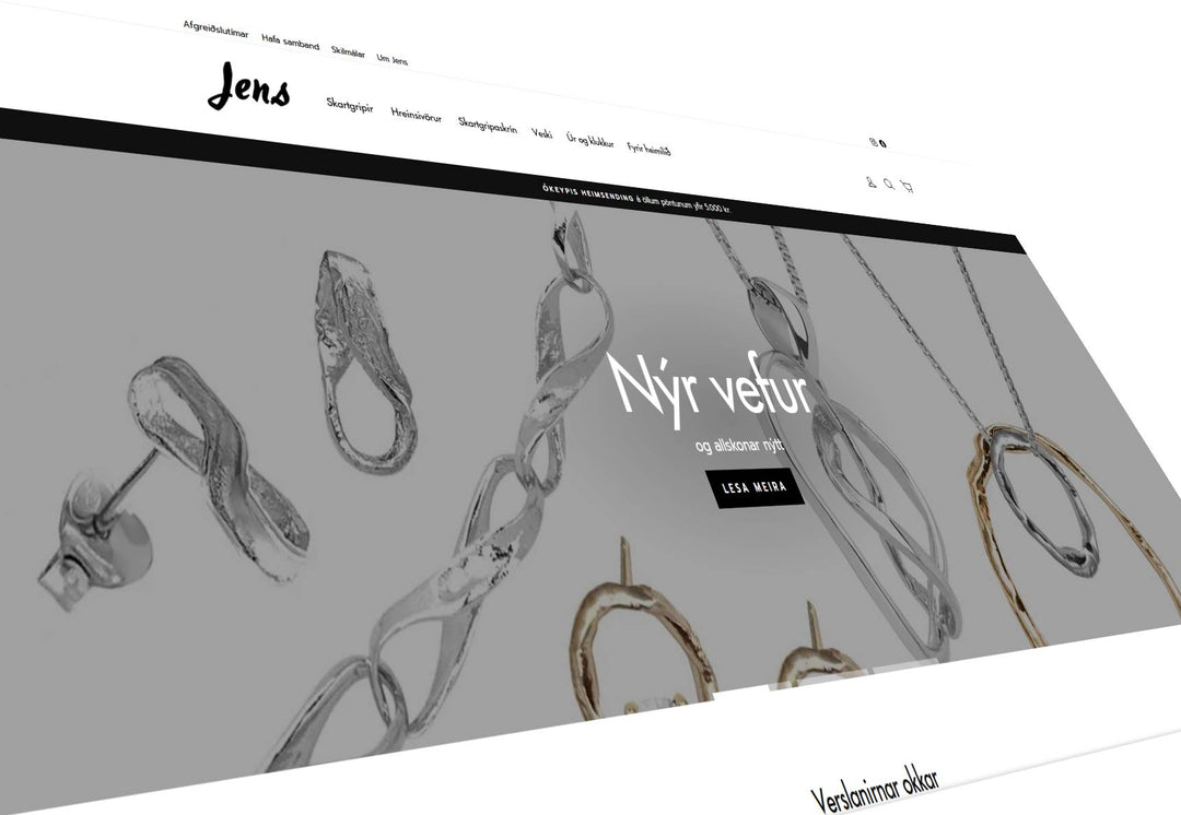 Nýr jens.is - upplifun viðskiptavina er aðalatriðið