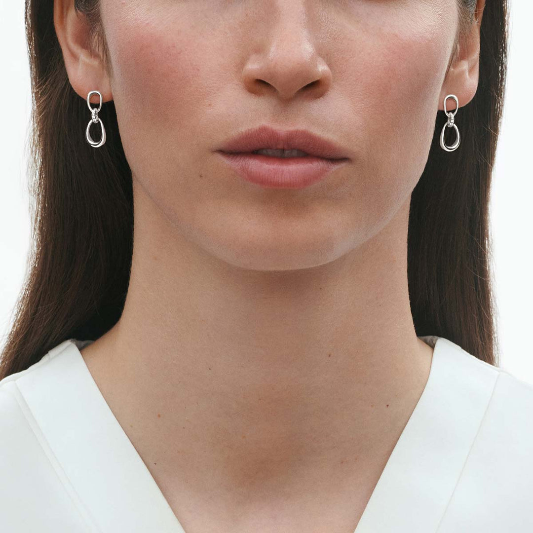 Demantseyrnalokkar - Georg Jensen