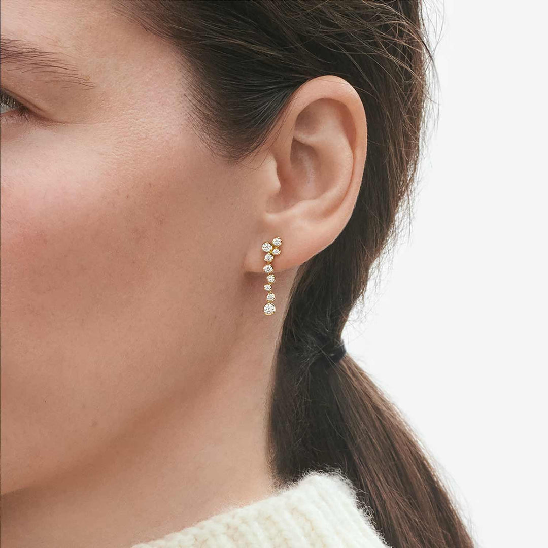 Demantseyrnalokkar - Georg Jensen
