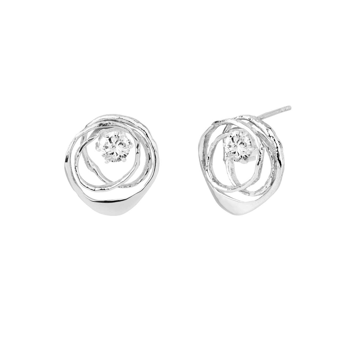 Silfureyrnalokkar með zirconia