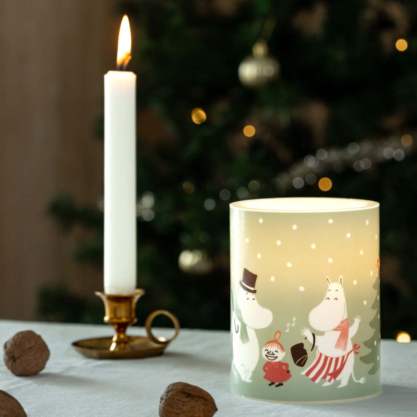 Moomin LED kerti Festive Spirits - 12,5 cm