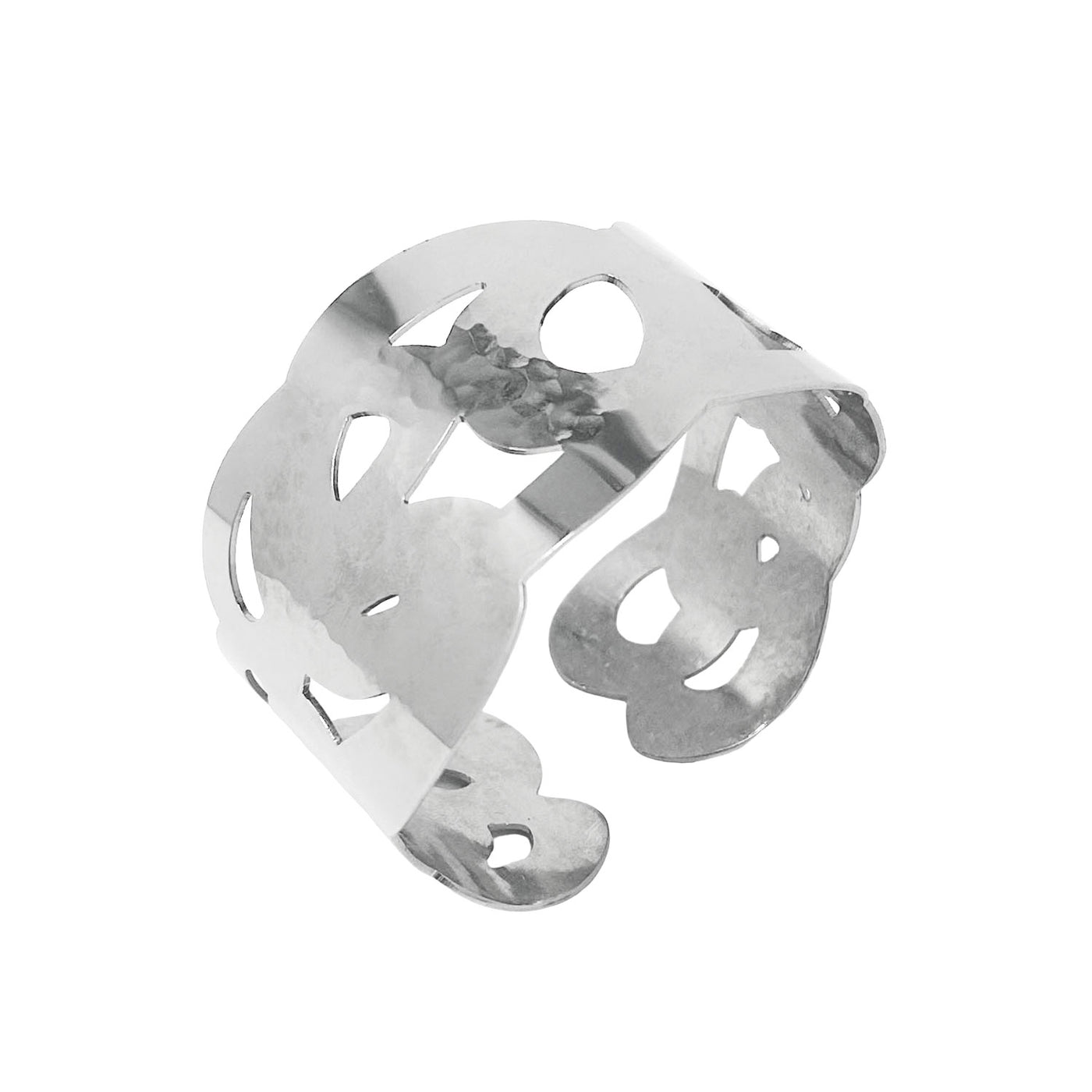 Stálarmband hamrað