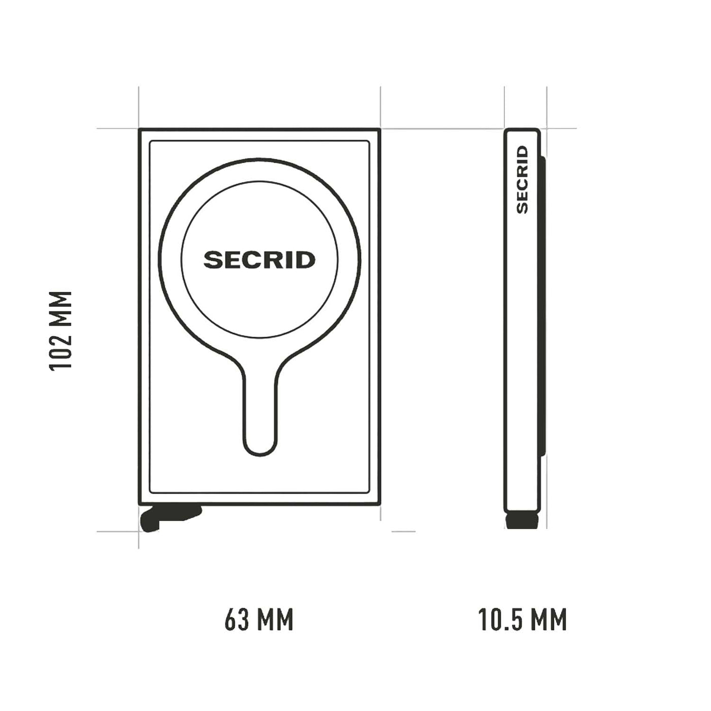 Secrid Cardprotector - Magsafe - Black