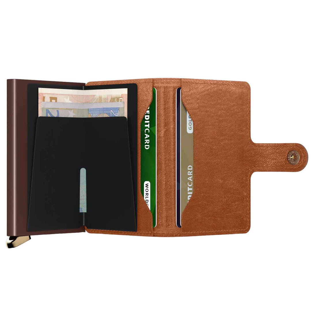 Secrid Miniwallet - Premium Lines Cognac