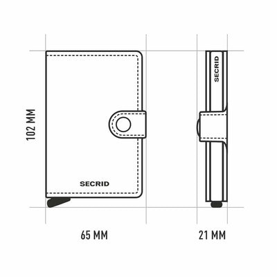 Secrid Miniwallet - Premium Lines Black