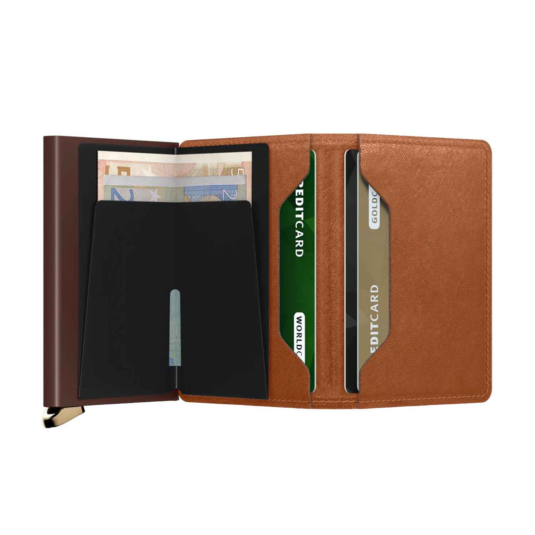 Secrid Slimwallet - Premium Lines Cognac