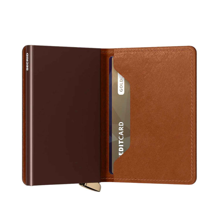 Secrid Slimwallet - Premium Lines Cognac