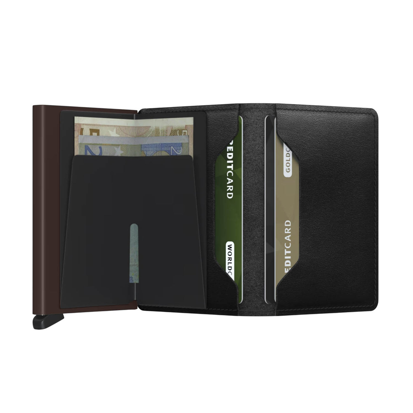 Secrid Slimwallet - Original Black Brown