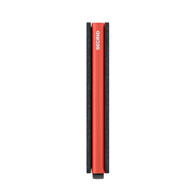 Secrid Slimwallet - Matte Night Blue & Orange