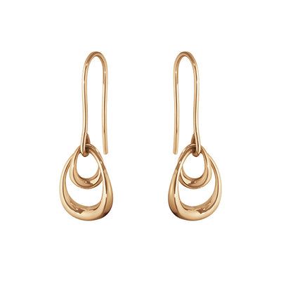 Rósagull eyrnalokkar - Georg Jensen - Jens