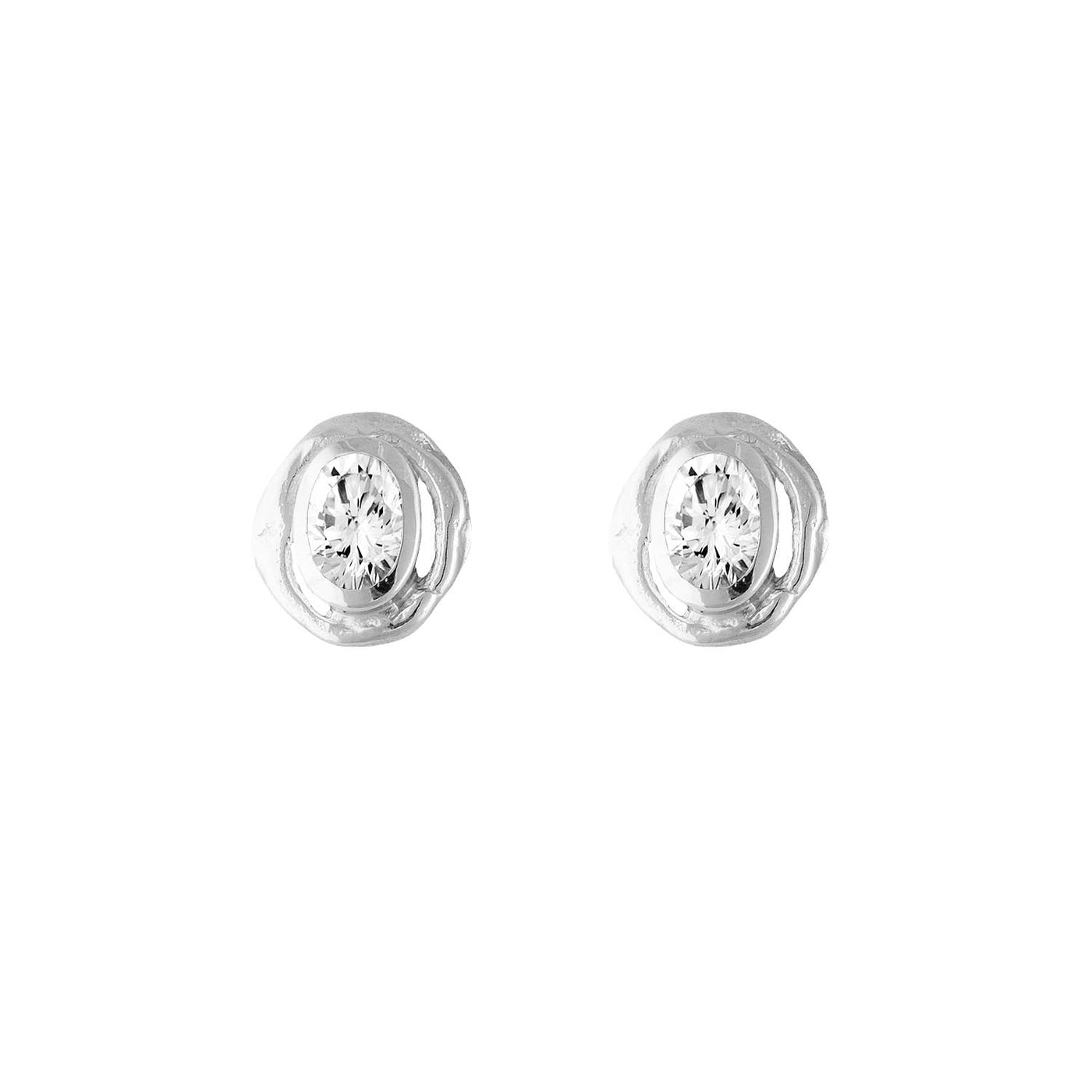 Silfureyrnalokkar með zirconia