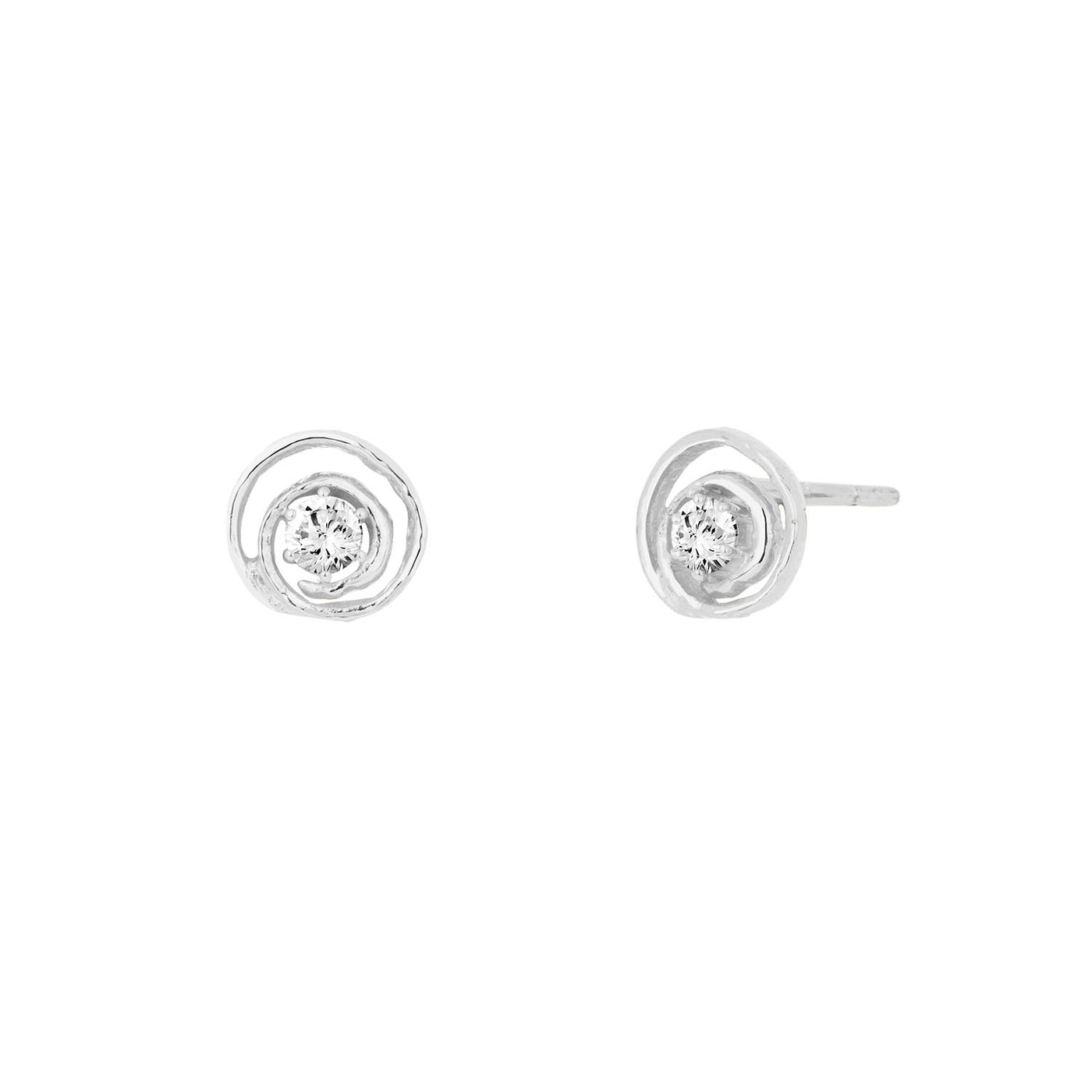 Silfureyrnalokkar með zirconia