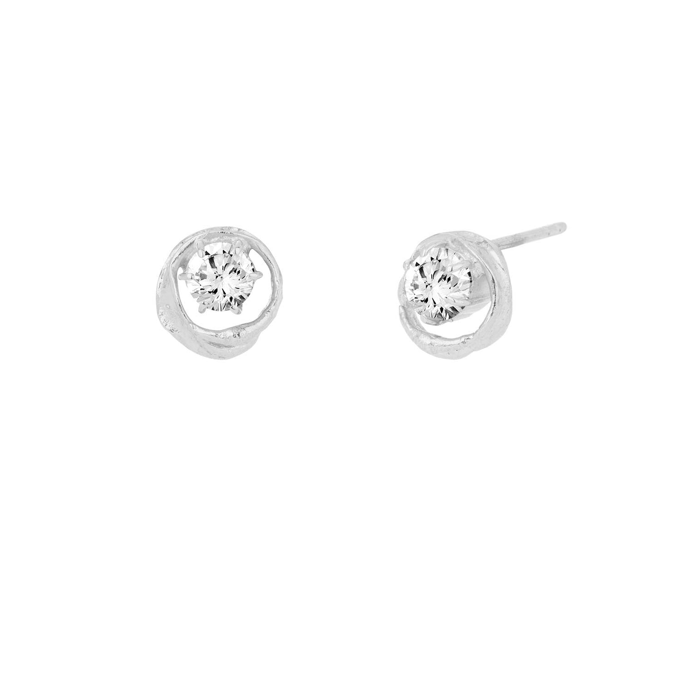 Silfureyrnalokkar með zirconia