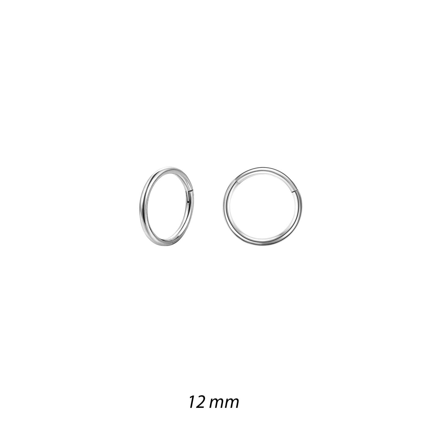 Stáleyrnalokkar - 12 mm