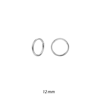Stáleyrnalokkar - 12 mm