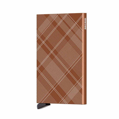 Secrid Cardprotector - Laser Tartan Rust