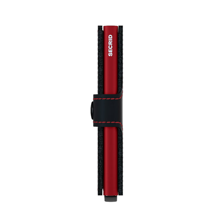 Secrid Miniwallet - Matte Black &amp; Red