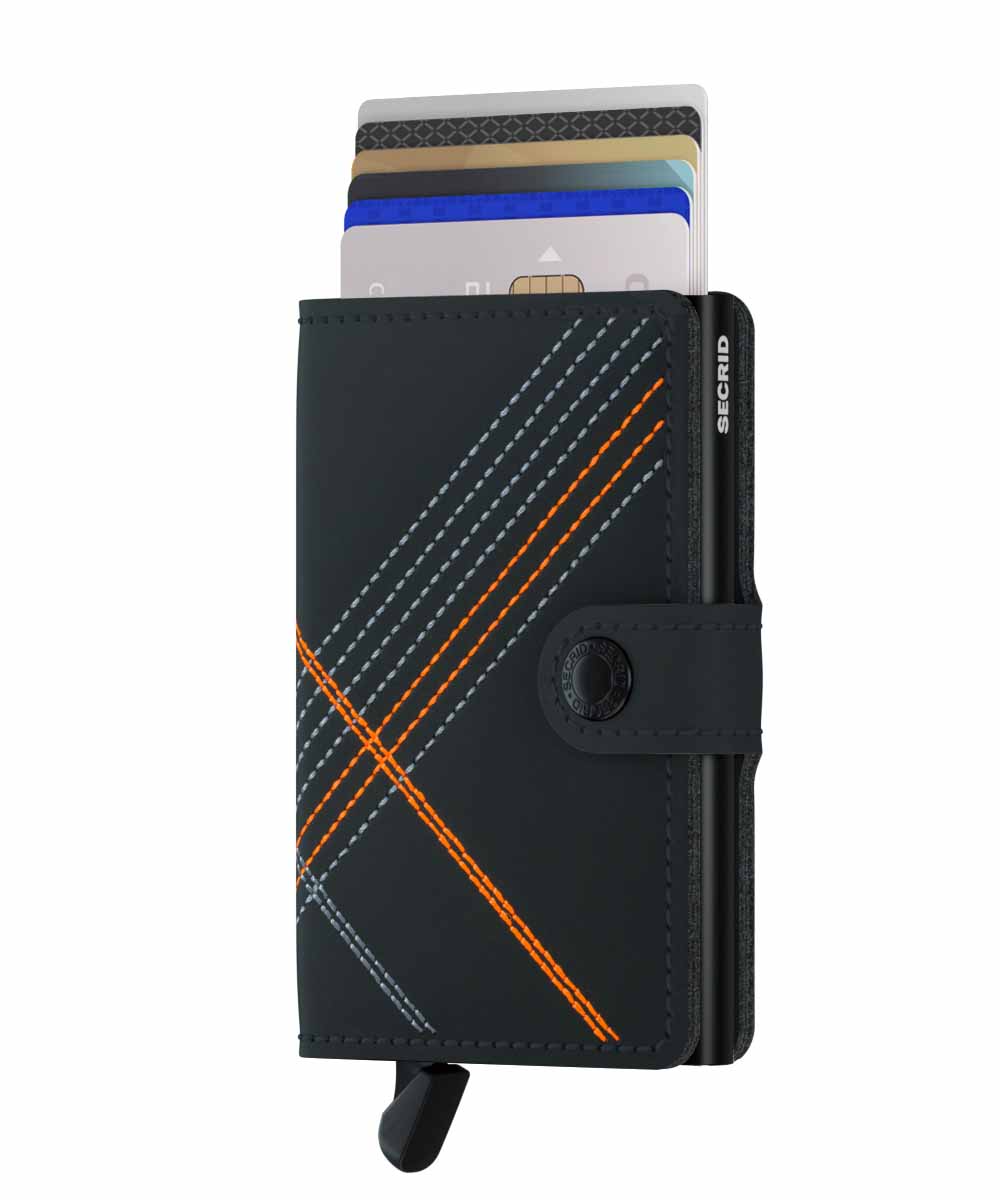 Secrid Miniwallet - Stitch Linea Orange