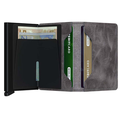 Secrid Slimwallet - Vintage Grey Black