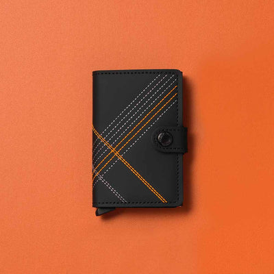 Secrid Miniwallet - Stitch Linea Orange