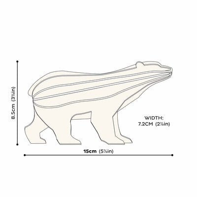 Ísbjörn - 15 cm